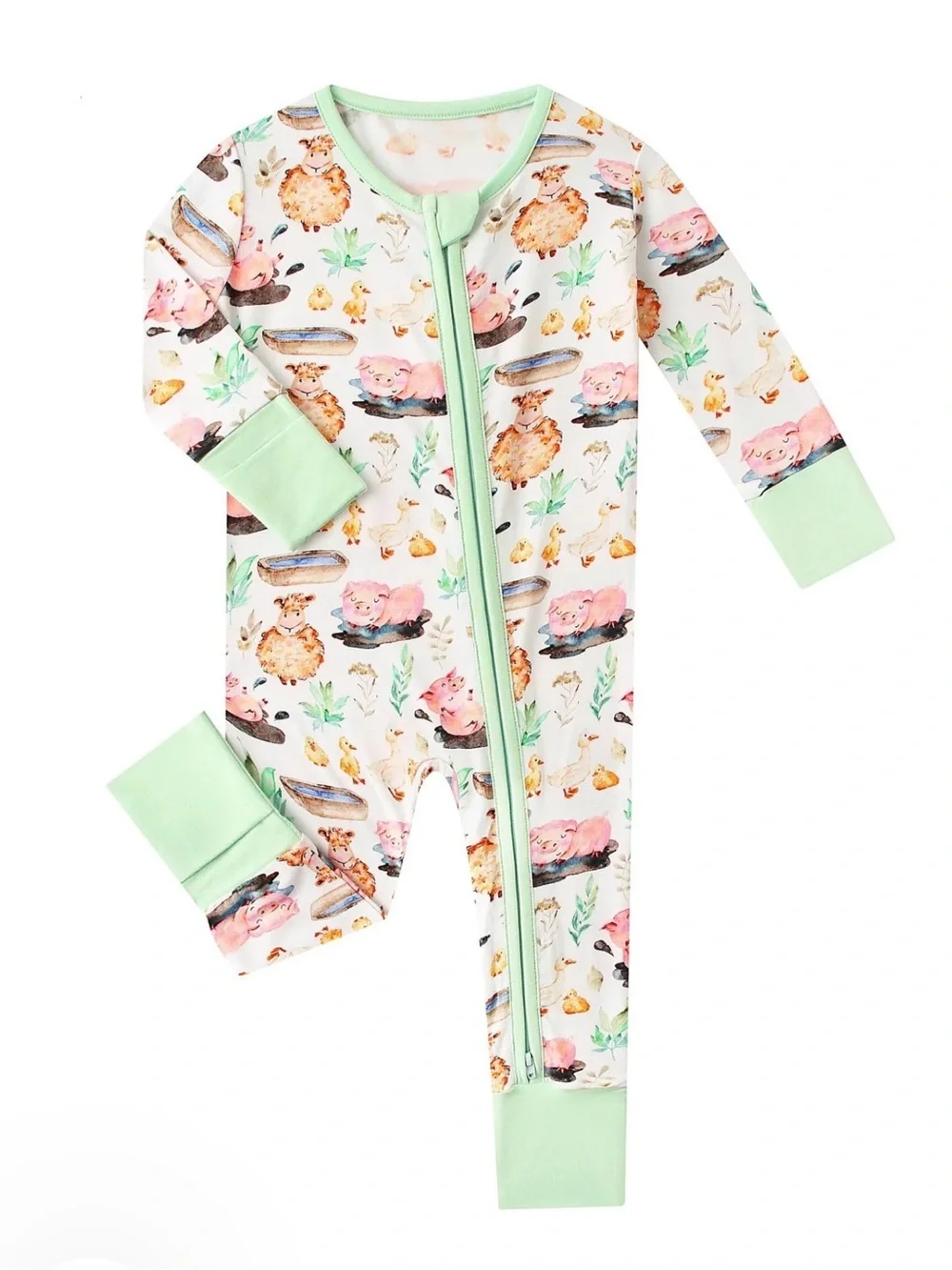 Posh Tot Baby Bamboo Zipper Romper Bundle 12-18M
